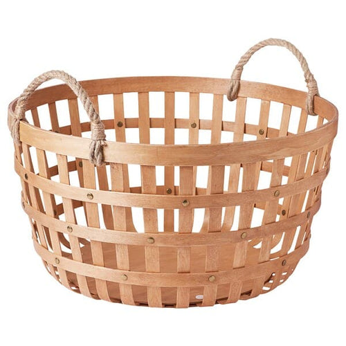 VÄXTHUS - Basket, poplar/handmade, 50x27 cm
