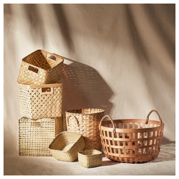 Ikea VÄXTHUS - Basket, rattan/handmade, 32x35 cm