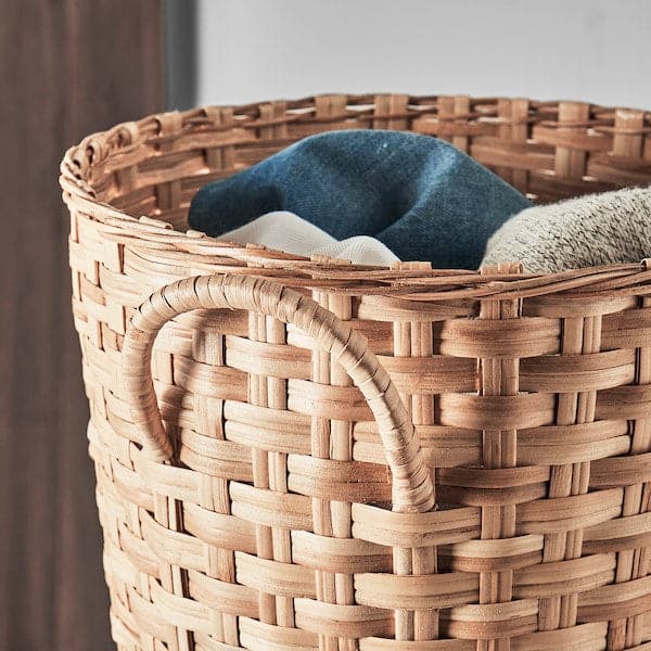 Ikea VÄXTHUS - Basket, rattan/handmade, 32x35 cm