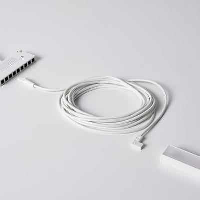 VÅGDAL - Connection cord, white, 3.5 m - best price from Maltashopper.com 70463600