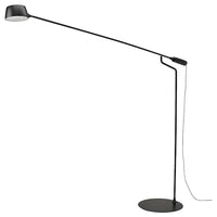 VÅGHÖJD - LED floor lamp, adjustable light intensity black , - best price from Maltashopper.com 10501271