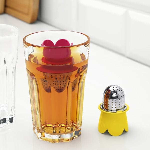 Ikea VÅGRÄT - Tea Infuser, light red/yellow ,