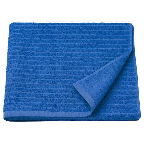 VÅGSJÖN - Towel, bright blue,70x140 cm