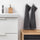 VÅGSJÖN guest towel, dark grey, 50x30 cm, 2 pack