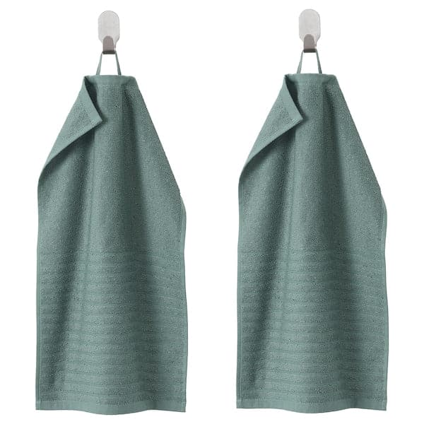 VÅGSJÖN Guest towel - turquoise-gray 30x50 cm - best price from Maltashopper.com 90488039