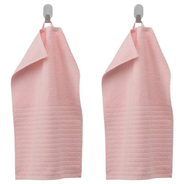 VÅGSJÖN Guest towel - pale pink 30x50 cm , 30x50 cm - best price from Maltashopper.com 60488012