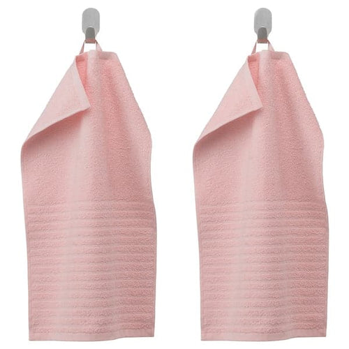 VÅGSJÖN Guest towel - pale pink 30x50 cm , 30x50 cm