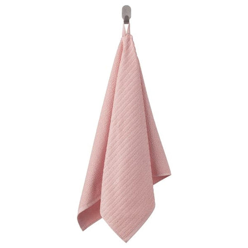 VÅGSJÖN - Hand towel, light pink, 50x100 cm