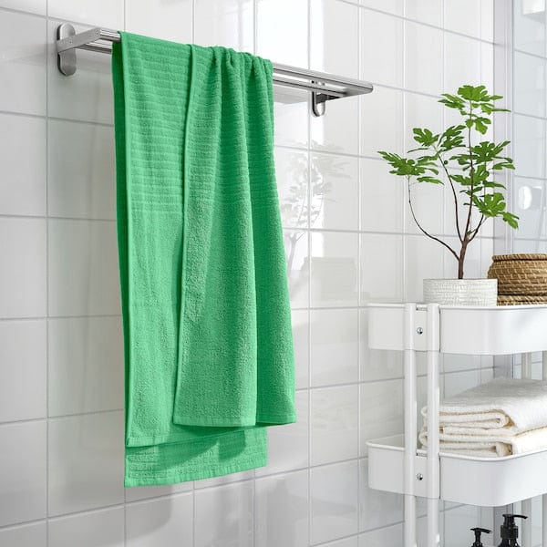 Ikea VÅGSJÖN - Towel, bright green,70x140 cm