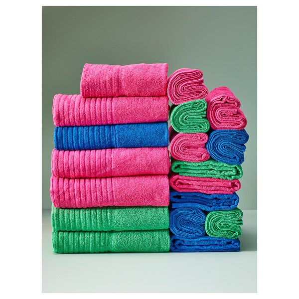VÅGSJÖN - Bath towel, bright blue,100x150 cm - best price from Maltashopper.com 20576256
