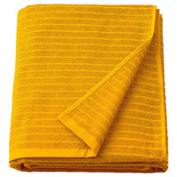 VÅGSJÖN - Bath sheet, golden-yellow, 100x150 cm - best price from Maltashopper.com 20549507