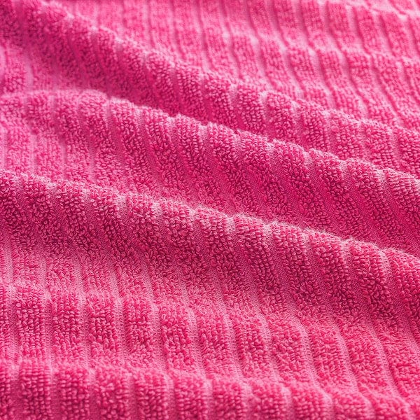 Ikea VÅGSJÖN - Bath sheet, bright pink, 100x150 cm
