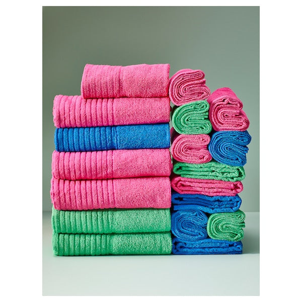 VÅGSJÖN - Bath sheet, bright pink, 100x150 cm - best price from Maltashopper.com 80571086