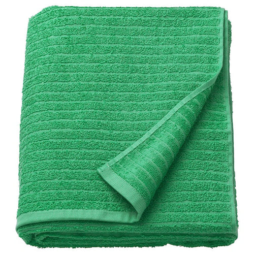 VÅGSJÖN - Bath towel, bright green,100x150 cm
