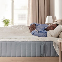 VÅGSTRANDA Pocket sprung mattress, extra firm/light blue, 140x200 cm - best price from Maltashopper.com 20470288
