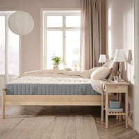 VALEVÅG - Pocket sprung mattress, extra firm / light blue,80x200 cm - best price from Maltashopper.com 90470020