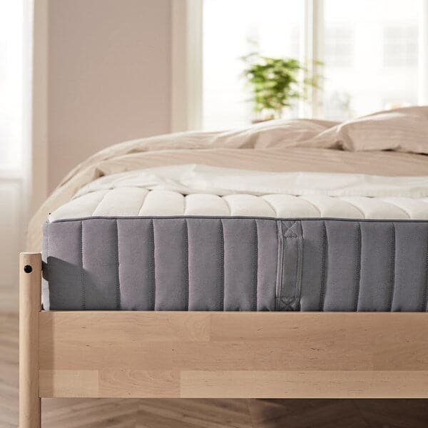 VALEVÅG Pocket sprung mattress firm/light blue 80x200 cm , 80x200 cm - Premium Beds & Accessories from Ikea - Just €323.99! Shop now at Maltashopper.com