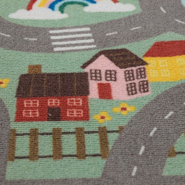 Ikea VALLABY - Rug, green, 100x133 cm