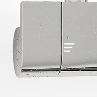 VALLAMOSSE - Thermostatic shower mixer, chrome-plated, 150 mm - best price from Maltashopper.com 10349655