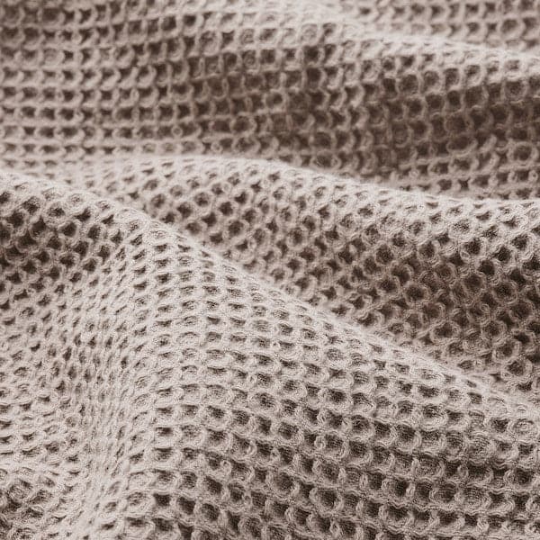 Ikea VALLASÅN - Bath towel, light grey/brown, 70x140 cm