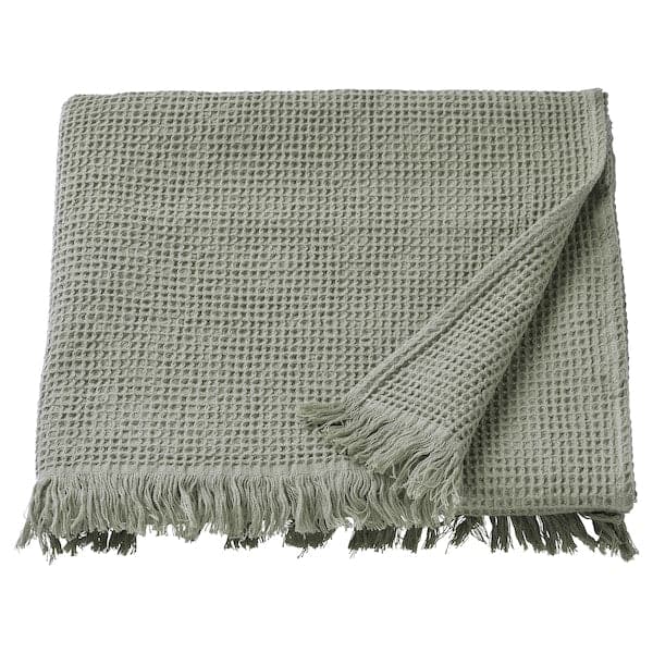 VALLASÅN - Bath towel, light green, 70x140 cm