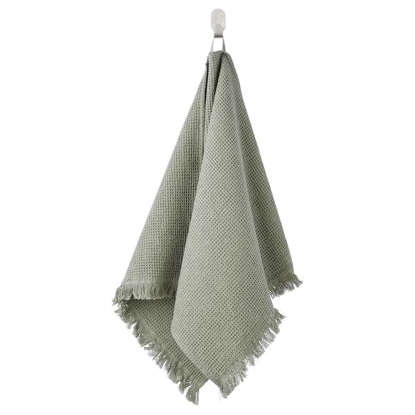 VALLASÅN - Hand towel, light green, 50x100 cm