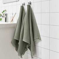 VALLASÅN - Hand towel, light green, 50x100 cm - best price from Maltashopper.com 60531360