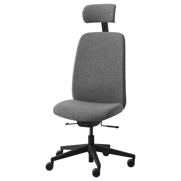 Ikea VALLFJÄLLET - Headrest, Gunnared grey ,