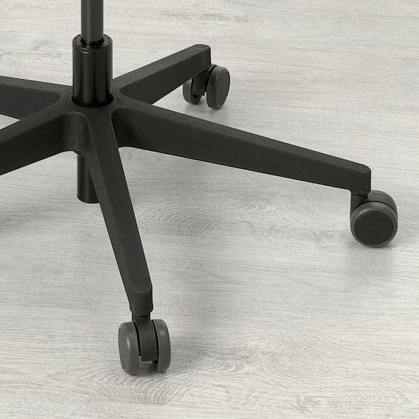 Ikea VALLFJÄLLET - Office chair, Gunnared grey ,