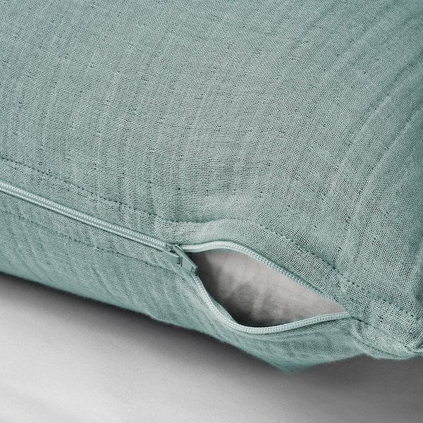 Ikea VALLKRASSING - Cushion cover, light blue-grey, 50x50 cm