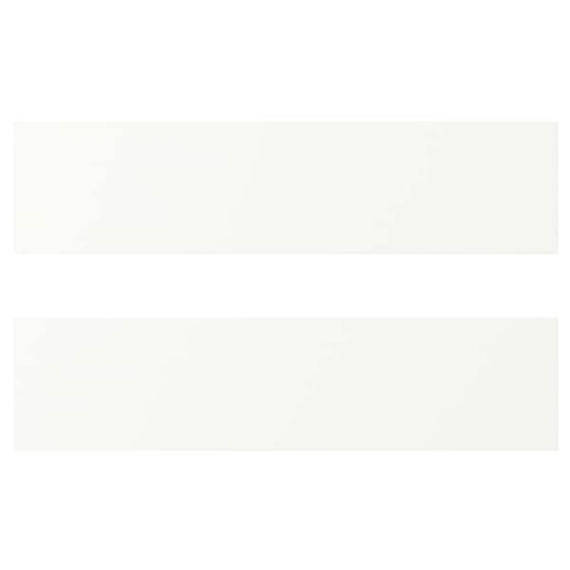 VALLSTENA drawer front, white, 40x10 cm, 2 pack
