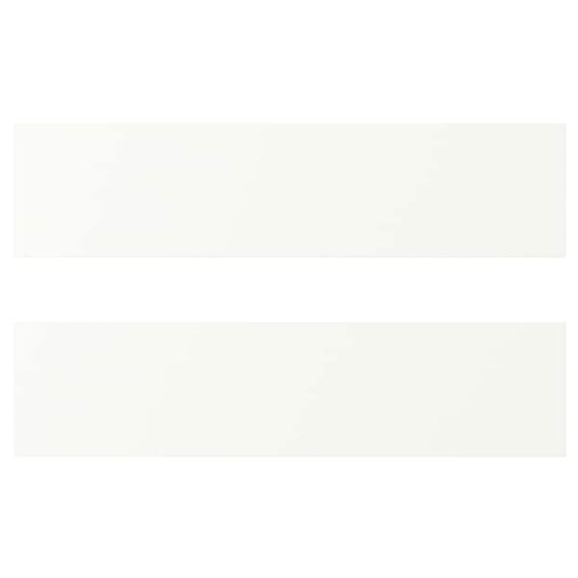 VALLSTENA - Drawer front, white, 40x10 cm - best price from Maltashopper.com 30541695