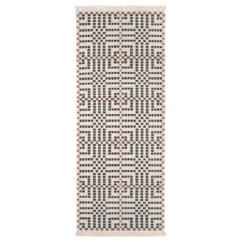 VAMDRUP - Rug, flatwoven, handmade/multicolour, 80x200 cm