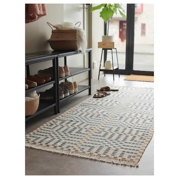 Ikea VAMDRUP - Rug, flatwoven, handmade/multicolour, 80x200 cm