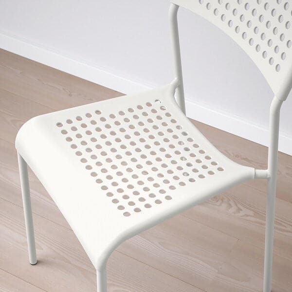 VANGSTA / ADDE - Table and 6 chairs, white/white, 120/180 cm - best price from Maltashopper.com 89483047