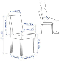 VANGSTA / KÄTTIL - Table and 2 chairs , 80/120 cm - best price from Maltashopper.com 99428847