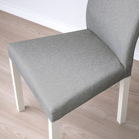 VANGSTA / KÄTTIL Table and 2 chairs - white/Knisa light grey 80/120 cm , 80/120 cm - best price from Maltashopper.com 89428758