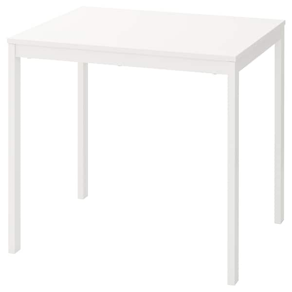 VANGSTA - Extendable table, white, 80/120x70 cm