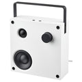 VAPPEBY bluetooth speaker, white/gen 3, 20x20 cm