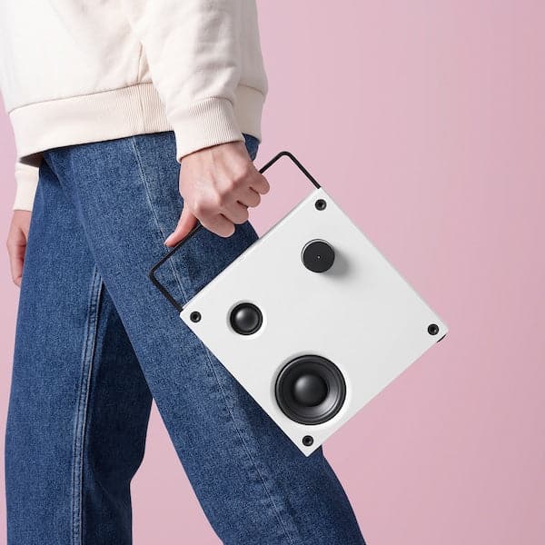 VAPPEBY - Bluetooth® speaker, white/gen 3, , 20x20 cm - best price from Maltashopper.com 80517377