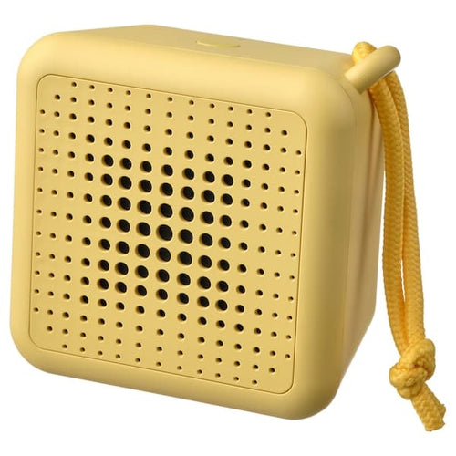 VAPPEBY - Portable bluetooth speaker, waterproof/yellow