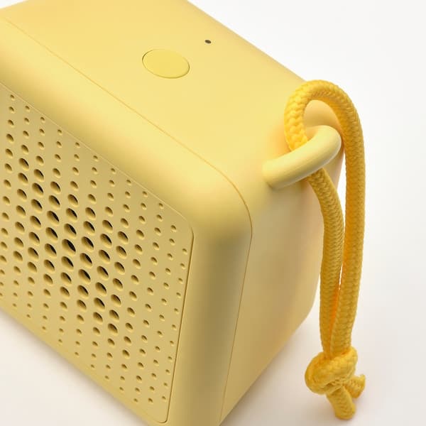 VAPPEBY - Portable bluetooth speaker, waterproof/yellow - best price from Maltashopper.com 20522584