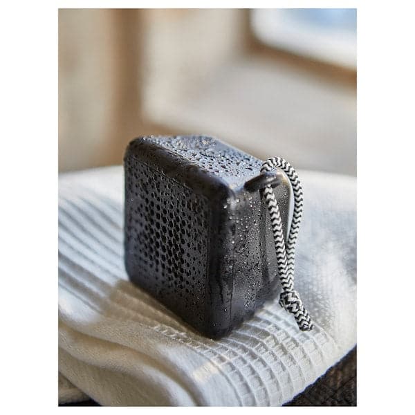 Ikea VAPPEBY - Portable bluetooth speaker, waterproof/black