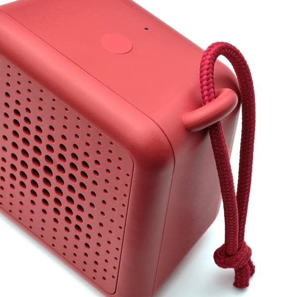 VAPPEBY - Portable bluetooth speaker, waterproof red - best price from Maltashopper.com 30560981