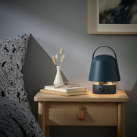 VAPPEBY - Bluetooth speaker lamp, outdoor/blue - best price from Maltashopper.com 40510735