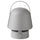 VAPPEBY - VAPPEBY Bluetooth speaker lamp, outdoor/grey