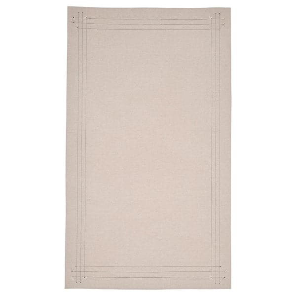VÅRARV - Tablecloth, dark grey/natural, 145x240 cm - best price from Maltashopper.com 10545859