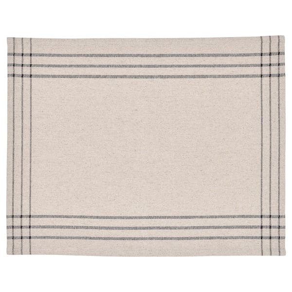 VÅRARV - Place mat, dark grey/natural, 35x45 cm - best price from Maltashopper.com 20545849