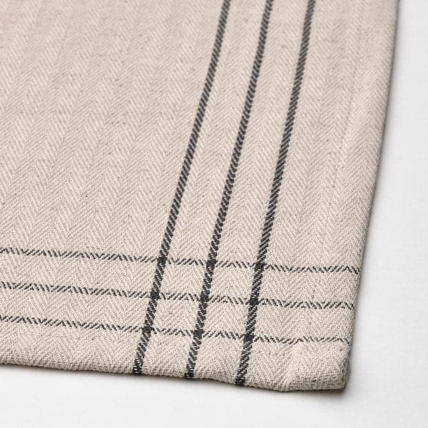 VÅRARV - Napkin, dark grey/natural, 35x35 cm - best price from Maltashopper.com 30545863