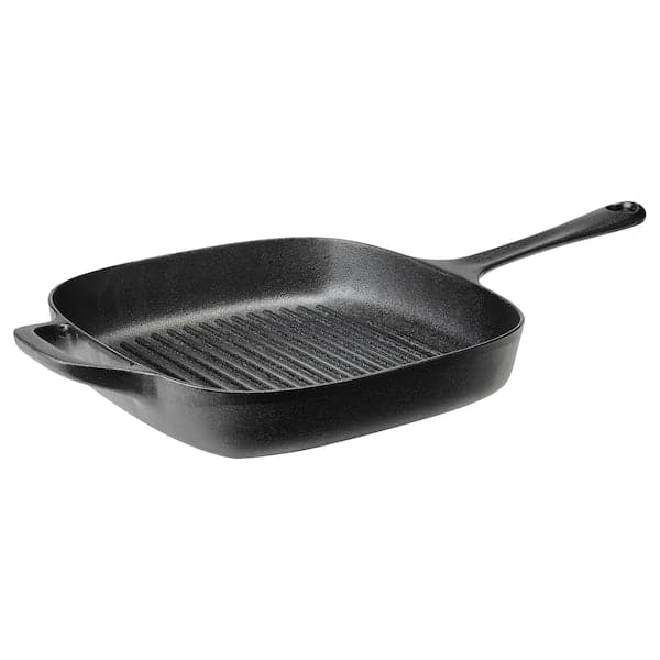 Ikea VARDAGEN - Grill pan, cast iron, 28x28 cm